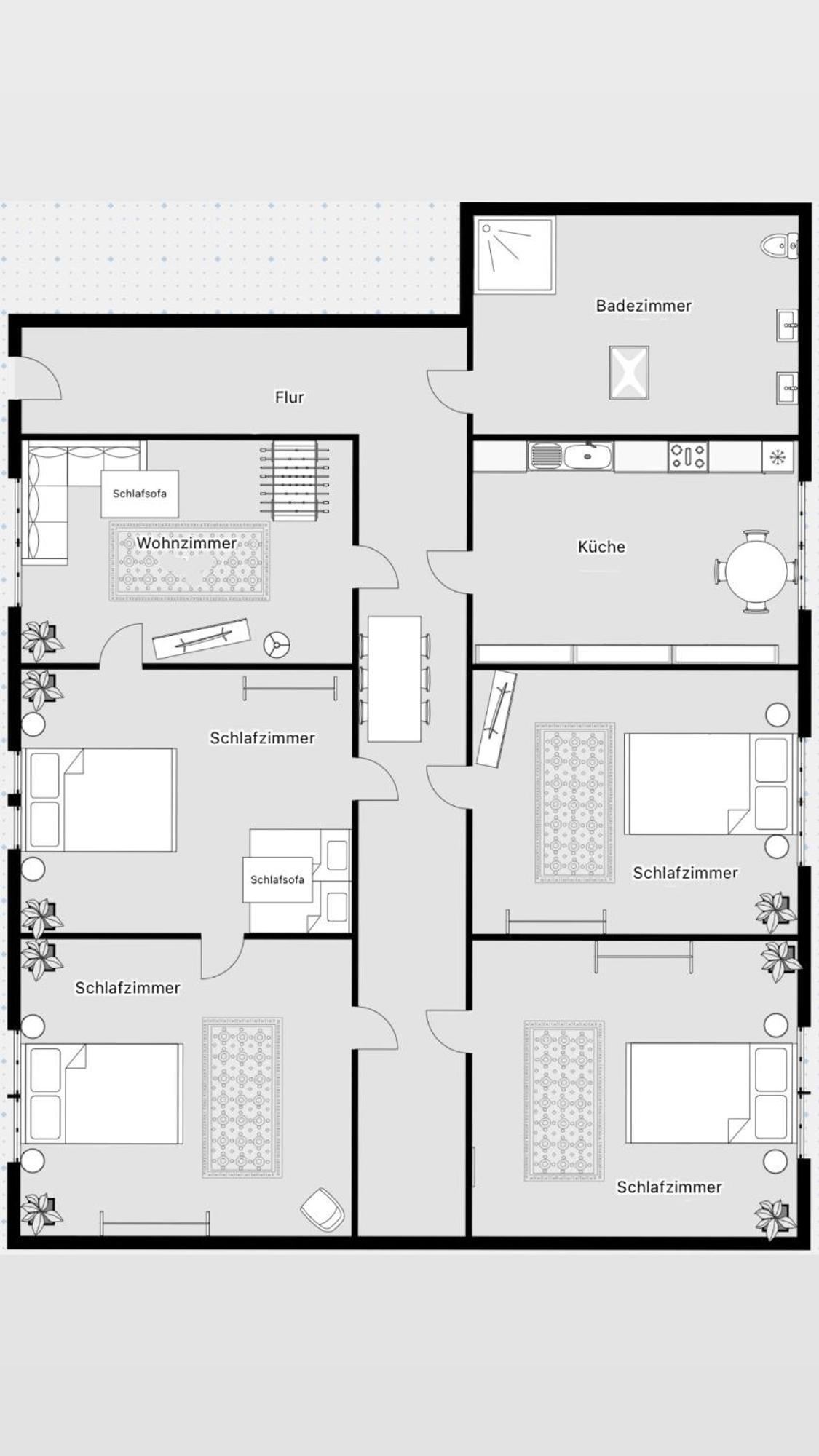 150Qm Loft, Tischtennis, Dart, Tischkicker ฮัมบูร์ก ภายนอก รูปภาพ